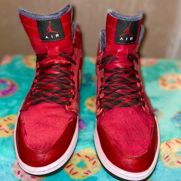 Nike Air Jordan 1 Retro Premium Red GUCCI (2013) main image 7